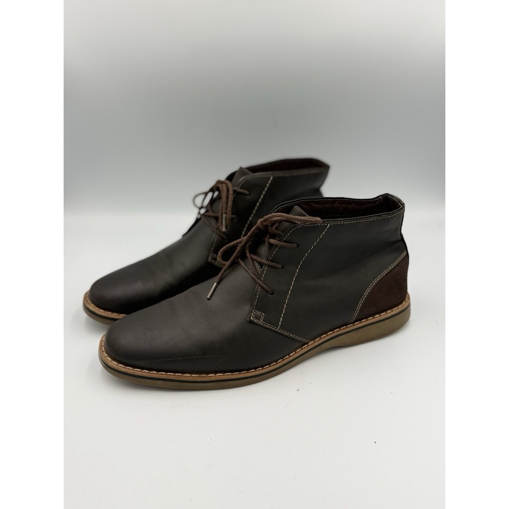Madden Chukka Ankle Boots Men's Size 10M Lace Up Round Toe Brown Casual Classic